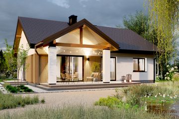  Projekt domu APS 277 wariant 3 (LUA1659) - projekt domu parterowego - Zdjęcie 6