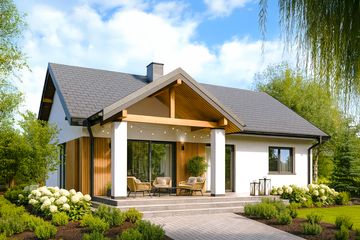  Projekt domu APS 277 wariant 3 (LUA1659) - projekt domu parterowego - Zdjęcie 1