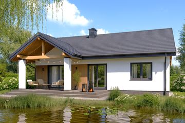  Projekt domu APS 277 wariant 3 (LUA1659) - projekt domu parterowego - Zdjęcie 3