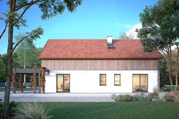  Projekt domu Weranda 7 (BSA2397) - projekt domu parterowego z poddaszem - Zdjęcie 4