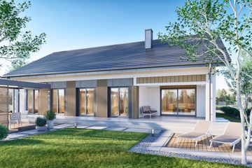  Projekt domu Domena 145 B2 (WRW1409) - projekt domu parterowego - Zdjęcie 4