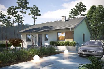  Projekt domu Krajobrazy 17 (WRN1575) - projekt domu parterowego - Zdjęcie 2