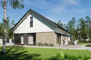  Projekt domu N46-G1 (KKG1035) - projekt domu parterowego - Zdjęcie 4