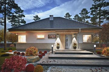  Projekt domu Lusia II bez garażu [B] (WRF2463) - projekt domu parterowego - Zdjęcie 5