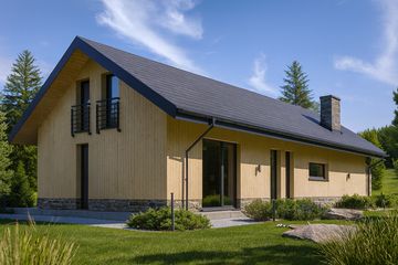  Projekt domu Helen 2 (BBI1019) - projekt domu parterowego z poddaszem - Zdjęcie 4