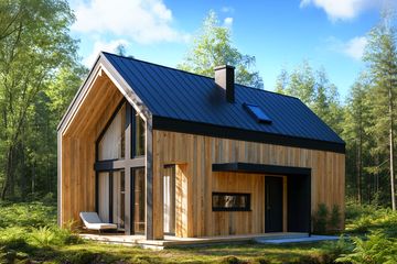  Projekt domu Stodoła 2 mk (KDX1031) - projekt domu parterowego z poddaszem - Zdjęcie 1