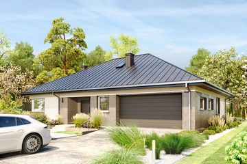  Projekt domu Kornelia Nano (1930) (KRD3069) - projekt domu parterowego - Zdjęcie 3