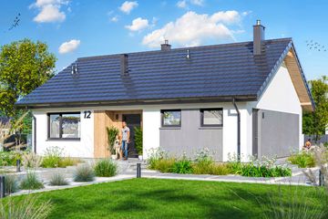  Projekt domu Tania 4 (WOE1209) - projekt domu parterowego - Zdjęcie 2