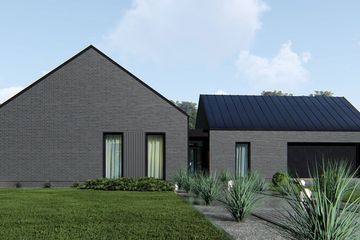Projekt domu uA337v1 - parterowy dom o powierzchni 174,21 m², dach dwuspadowy - ujęcie 2