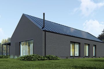 Projekt domu uA337v1 - parterowy dom o powierzchni 174,21 m², dach dwuspadowy - ujęcie 3