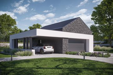  Projekt garażu Garage 06 (KRZ1125) - projekt garażu parterowego - Zdjęcie 1