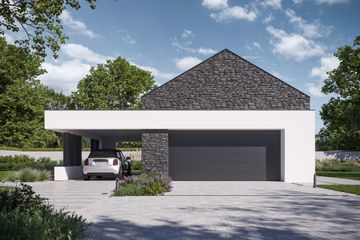  Projekt garażu Garage 06 (KRZ1125) - projekt garażu parterowego - Zdjęcie 2