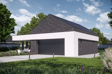  Projekt garażu Garage 06 (KRZ1125) - projekt garażu parterowego - Zdjęcie 3