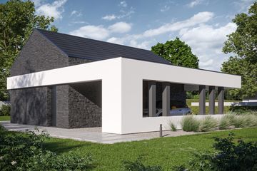  Projekt garażu Garage 06 (KRZ1125) - projekt garażu parterowego - Zdjęcie 5