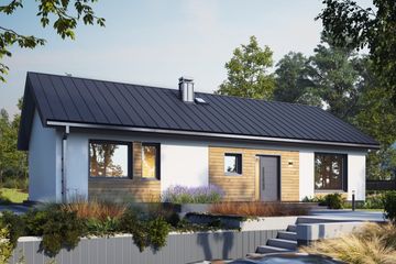  Projekt domu Aris Beta Luna (1932) (KRD3068) - projekt domu parterowego - Zdjęcie 1