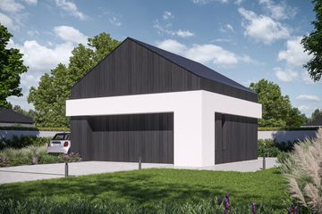  Projekt garażu Garage 07 (KRZ1126) - projekt garażu parterowego - Zdjęcie 4