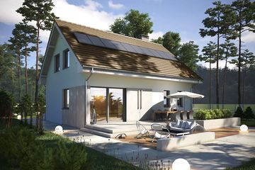  Projekt domu Krajobrazy 14 (WRN1574) - projekt domu parterowego z poddaszem - Zdjęcie 1