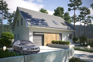  Projekt domu Krajobrazy 44 (WRN1583) - projekt domu parterowego z poddaszem - Zdjęcie 2