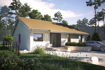  Projekt domu Krajobrazy 47 (WRN1584) - projekt domu parterowego - Zdjęcie 2