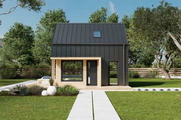  Projekt domu Stodoła mini (KDX1032) - projekt domu parterowego z poddaszem - Zdjęcie 4