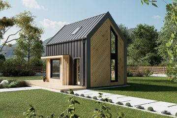  Projekt domu Stodoła mini (KDX1032) - projekt domu parterowego z poddaszem - Zdjęcie 5