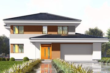  Projekt domu uA23v4 (WCB1607) - projekt domu z pełnym piętrem - Zdjęcie 2