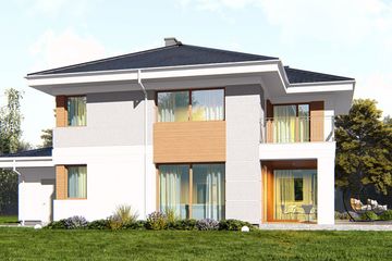  Projekt domu uA23v4 (WCB1607) - projekt domu z pełnym piętrem - Zdjęcie 4
