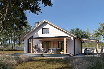  Projekt domu Kalatea (BSA2398) - projekt domu parterowego - Zdjęcie 2