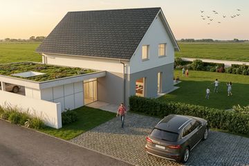  Projekt domu eko Typowy 80 (KKE1073) - projekt domu parterowego z poddaszem - Zdjęcie 2