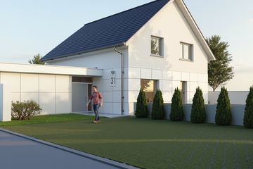  Projekt domu eko Typowy 80 (KKE1073) - projekt domu parterowego z poddaszem - Zdjęcie 4