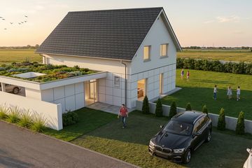  Projekt domu eko Typowy 80 (KKE1073) - projekt domu parterowego z poddaszem - Zdjęcie 6