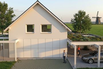  Projekt domu eko Typowy 80 (KKE1073) - projekt domu parterowego z poddaszem - Zdjęcie 7