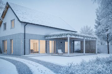  Projekt domu eko Typowy 80 (KKE1073) - projekt domu parterowego z poddaszem - Zdjęcie 11