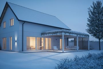  Projekt domu eko Typowy 80 (KKE1073) - projekt domu parterowego z poddaszem - Zdjęcie 12