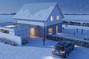  Projekt domu eko Typowy 80 (KKE1073) - projekt domu parterowego z poddaszem - Zdjęcie 13