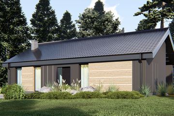  Projekt domu uA461 (WCB1608) - projekt domu parterowego - Zdjęcie 1