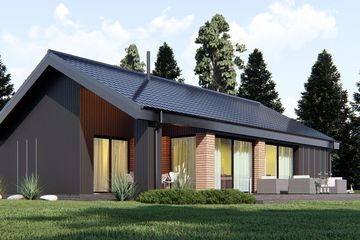  Projekt domu uA461 (WCB1608) - projekt domu parterowego - Zdjęcie 3