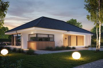  Projekt domu NewHouse 760 (KRZ1128) - projekt domu parterowego - Zdjęcie 3