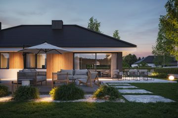  Projekt domu NewHouse 760 (KRZ1128) - projekt domu parterowego - Zdjęcie 9