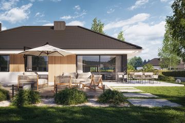  Projekt domu NewHouse 760 (KRZ1128) - projekt domu parterowego - Zdjęcie 10