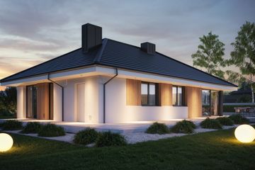  Projekt domu NewHouse 760 (KRZ1128) - projekt domu parterowego - Zdjęcie 13