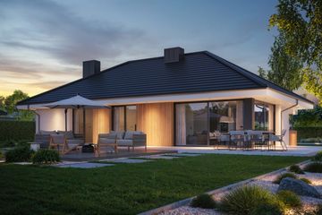  Projekt domu NewHouse 760 w1 (KRZ1129) - projekt domu parterowego - Zdjęcie 1