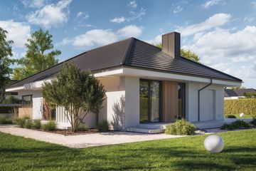  Projekt domu NewHouse 760 w1 (KRZ1129) - projekt domu parterowego - Zdjęcie 10