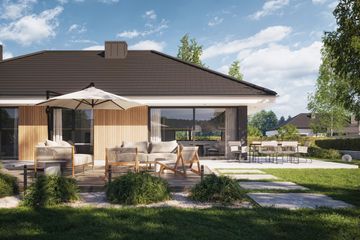  Projekt domu NewHouse 760 w1 (KRZ1129) - projekt domu parterowego - Zdjęcie 12