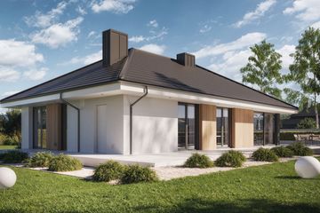  Projekt domu NewHouse 760 w1 (KRZ1129) - projekt domu parterowego - Zdjęcie 14