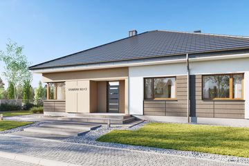  Projekt domu Domena 163 C1 (WRW1401) - projekt domu parterowego - Zdjęcie 4