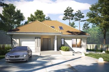  Projekt domu Krajobrazy 73 (WRN1587) - projekt domu parterowego z poddaszem - Zdjęcie 2