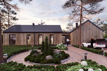  Projekt domu Ka165 Sz (PKT1354) - projekt domu parterowego - Zdjęcie 1