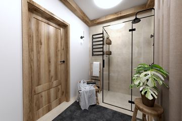 Projekt domu Ka165 Sz - parterowy dom o powierzchni 150,93 m², dach dwuspadowy - ujęcie 31