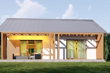  Projekt domu uA428 (WCB1609) - projekt domu parterowego - Zdjęcie 4